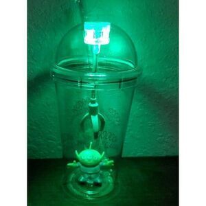 Disney Parks Pixar Toy Story Land‎ Little Green Alien Claw Light-up Cup w/ Straw